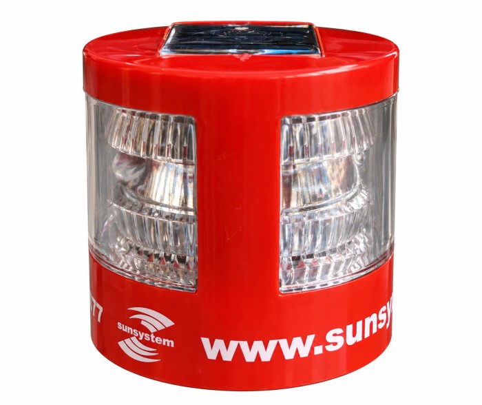 Sinalizador Solar Tipo Postinho Monodirecional / Bidirecional