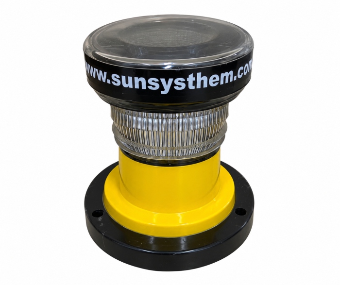 Sinalizador Solar Aéreo / Náutico 360º intermitente